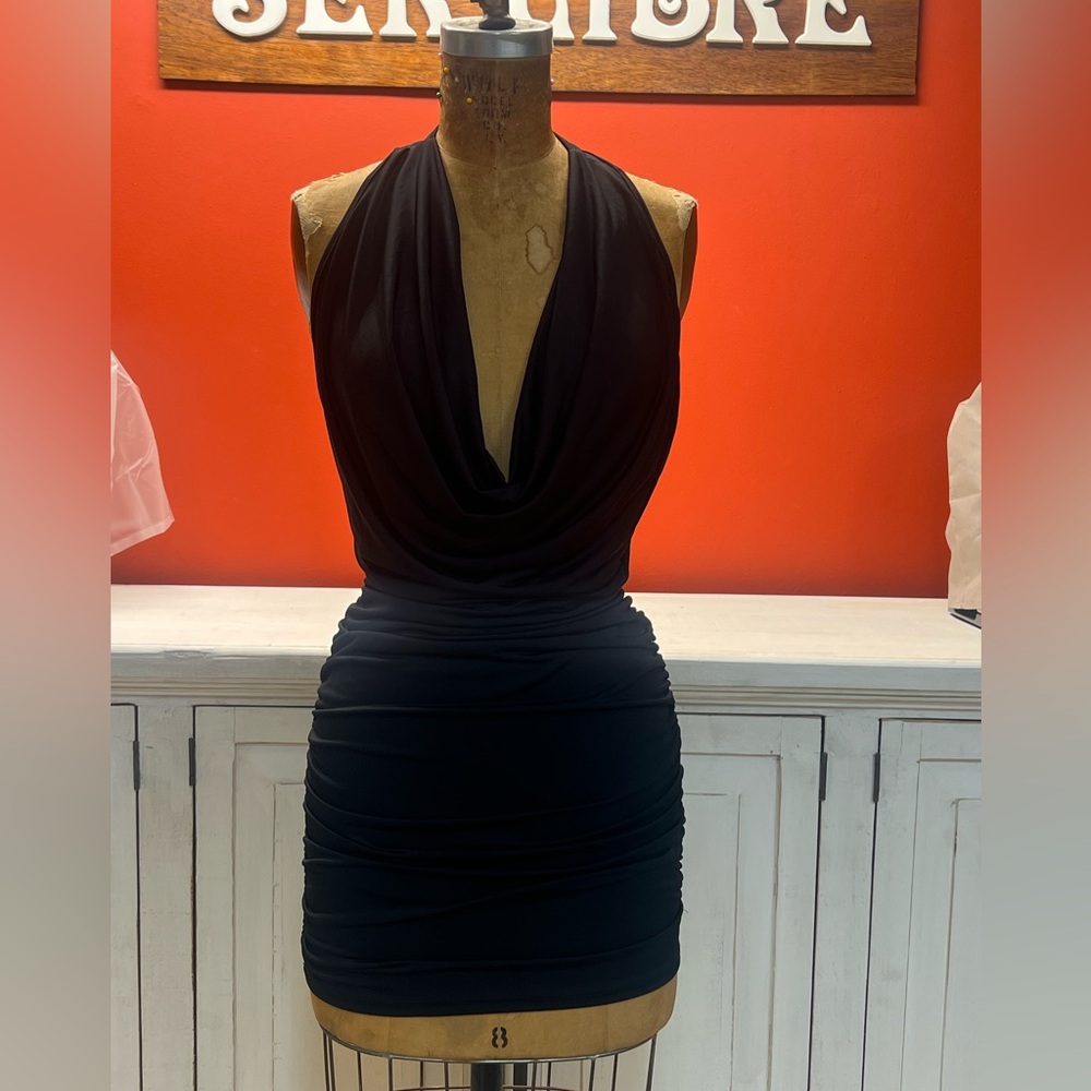 Beautiful sexy black dress.